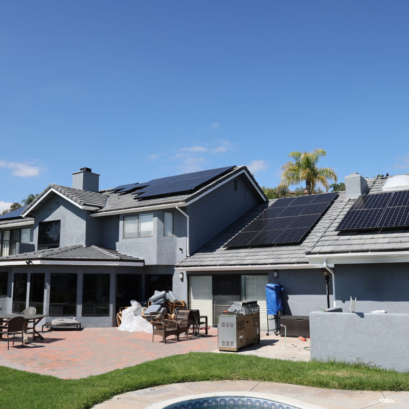 Residential solar installation